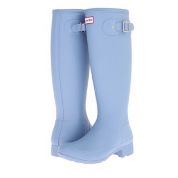 Hunter Shoes - Hunter Baby Blue Matte Rainboots 🆕